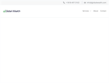 Tablet Screenshot of globalwealth.com